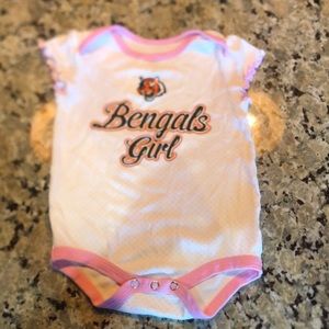 Bengals Girl onsie 12 mos